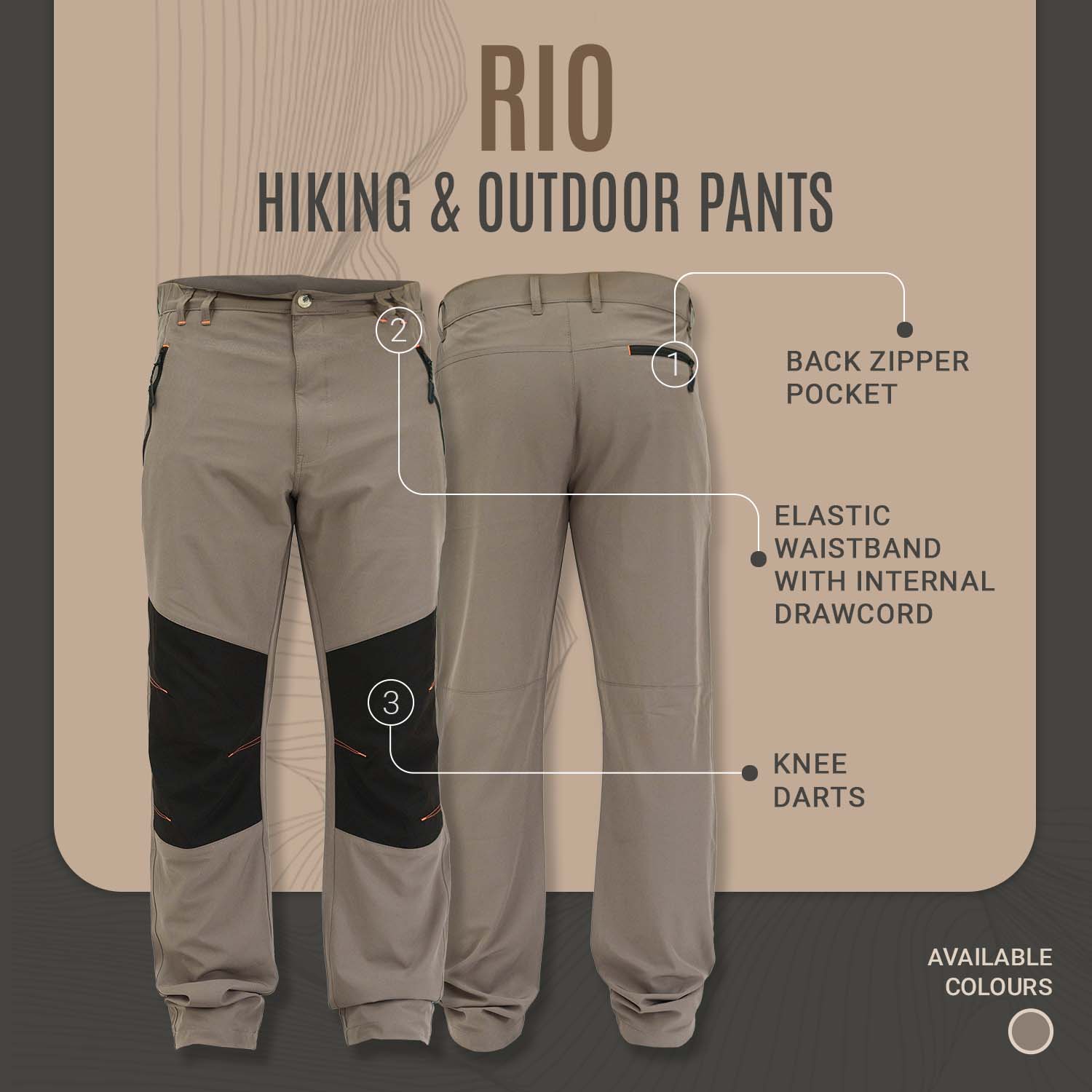 Buy Gokyo Rio Hiking & Outdoor Pants | Mens Trekking & Hiking Pants at Gokyo Outdoor Clothing & Gear