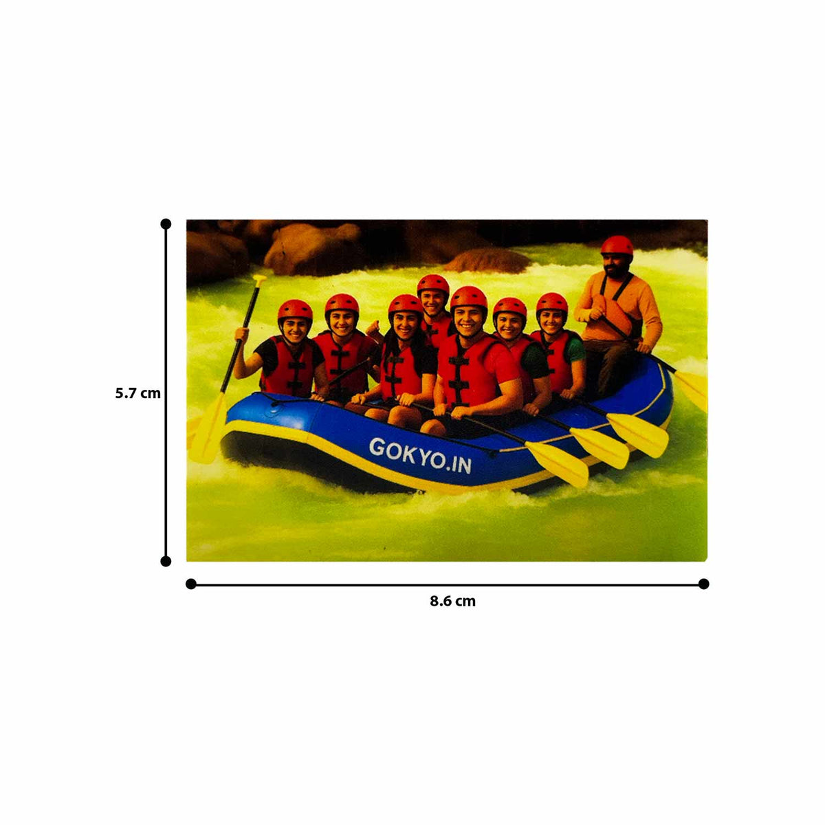 Buy Gokyo Rishikesh River Rafting Adventure Magnet | Souvenirs at Gokyo Outdoor Clothing & Gear