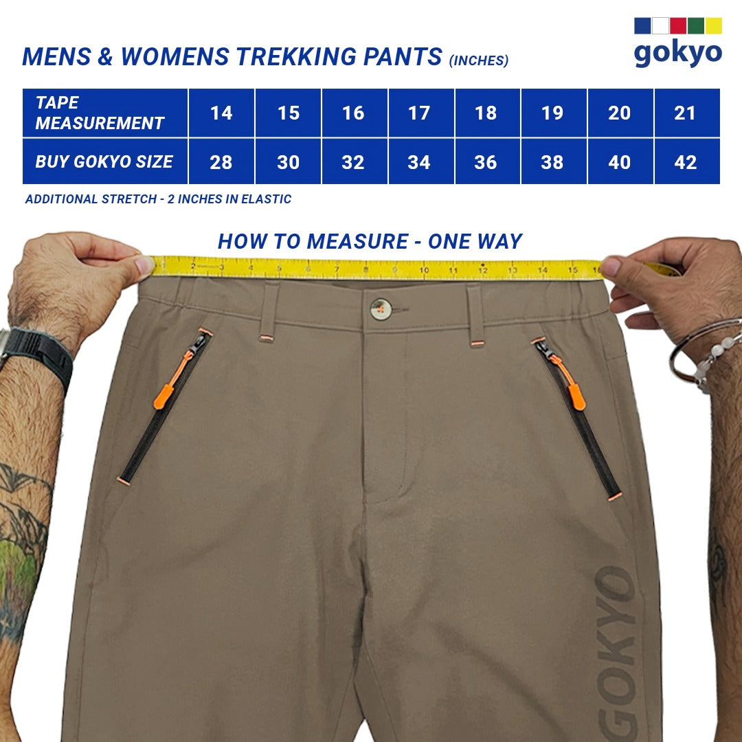 Buy Gokyo Kaza All Weather Trekking Pants | Mens Trekking & Hiking Pants at Gokyo Outdoor Clothing & Gear