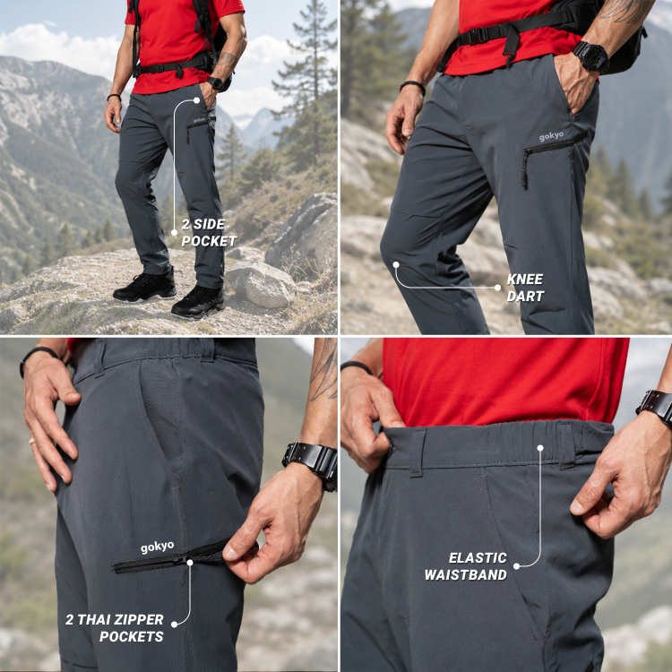 Buy Gokyo Yosemite Rock Climbing & Trekking Pant | Mens Trekking & Hiking Pants at Gokyo Outdoor Clothing & Gear
