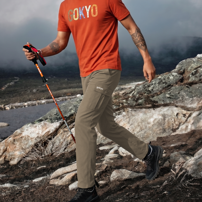 Buy Gokyo Kalimpong Dry Fit Cargo Hiking Pants | Mens Trekking & Hiking Pants at Gokyo Outdoor Clothing & Gear