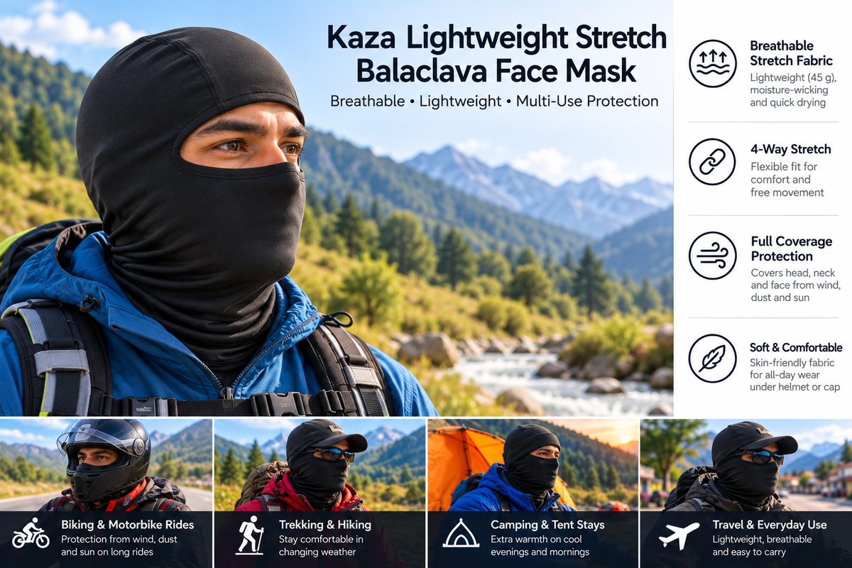 Buy Gokyo Kaza Lightweight Stretch Balaclava Face Mask | Balaclava at Gokyo Outdoor Clothing & Gear