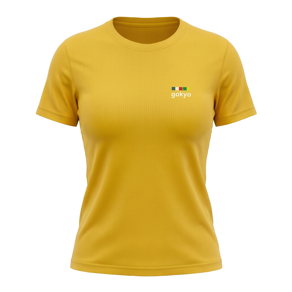 Buy Gokyo Lima Ultralight Dry-Fit Activewear T-Shirt Yellow | Trekking & Hiking T-shirts at Gokyo Outdoor Clothing & Gear