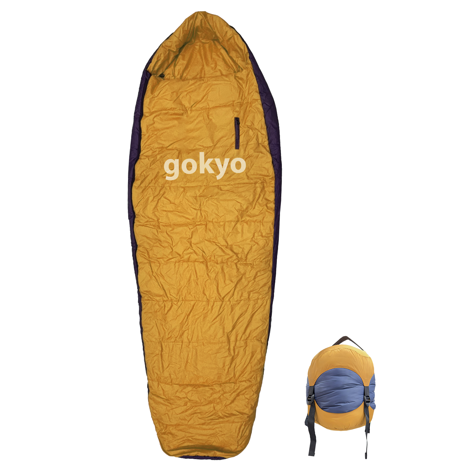 Buy Gokyo K2 Sleeping Bags For Upto -5 Degrees Yellow M | Sleeping Bag at Gokyo Outdoor Clothing & Gear
