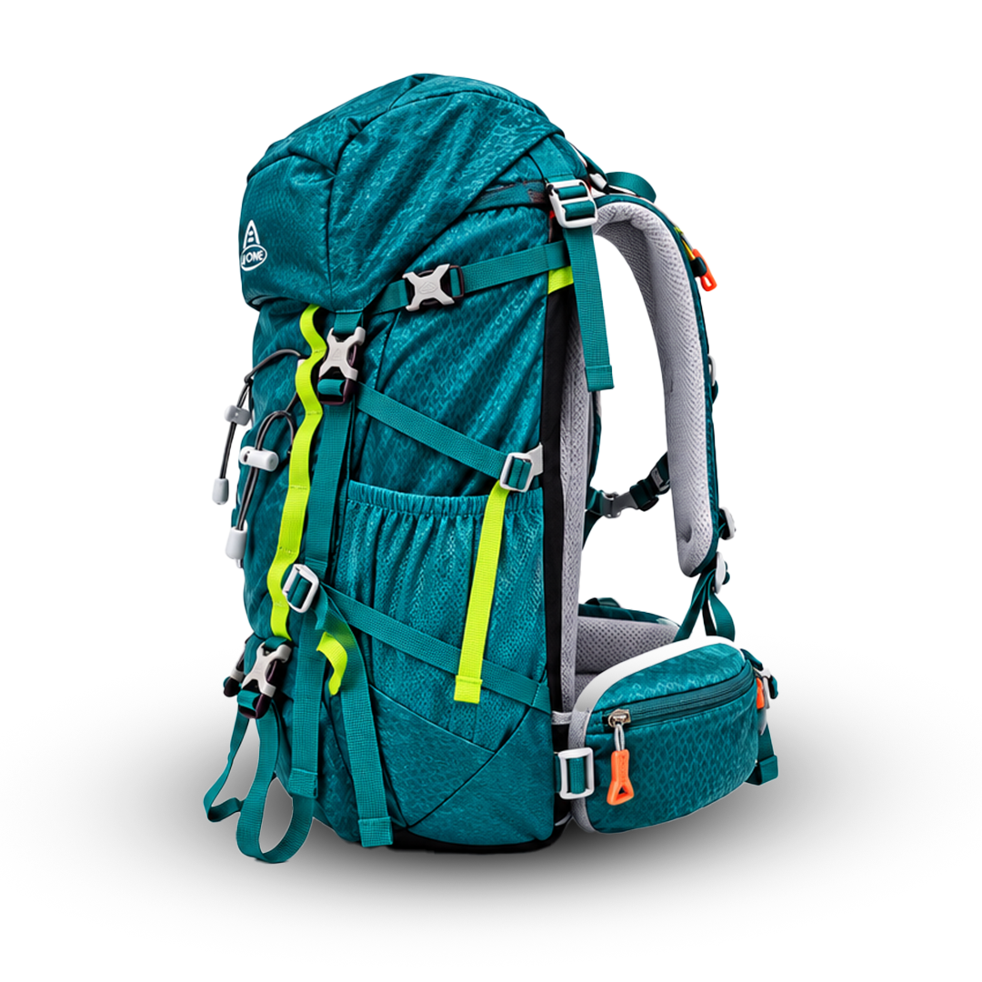 Ai One Walking 45+5L trekking backpack side view