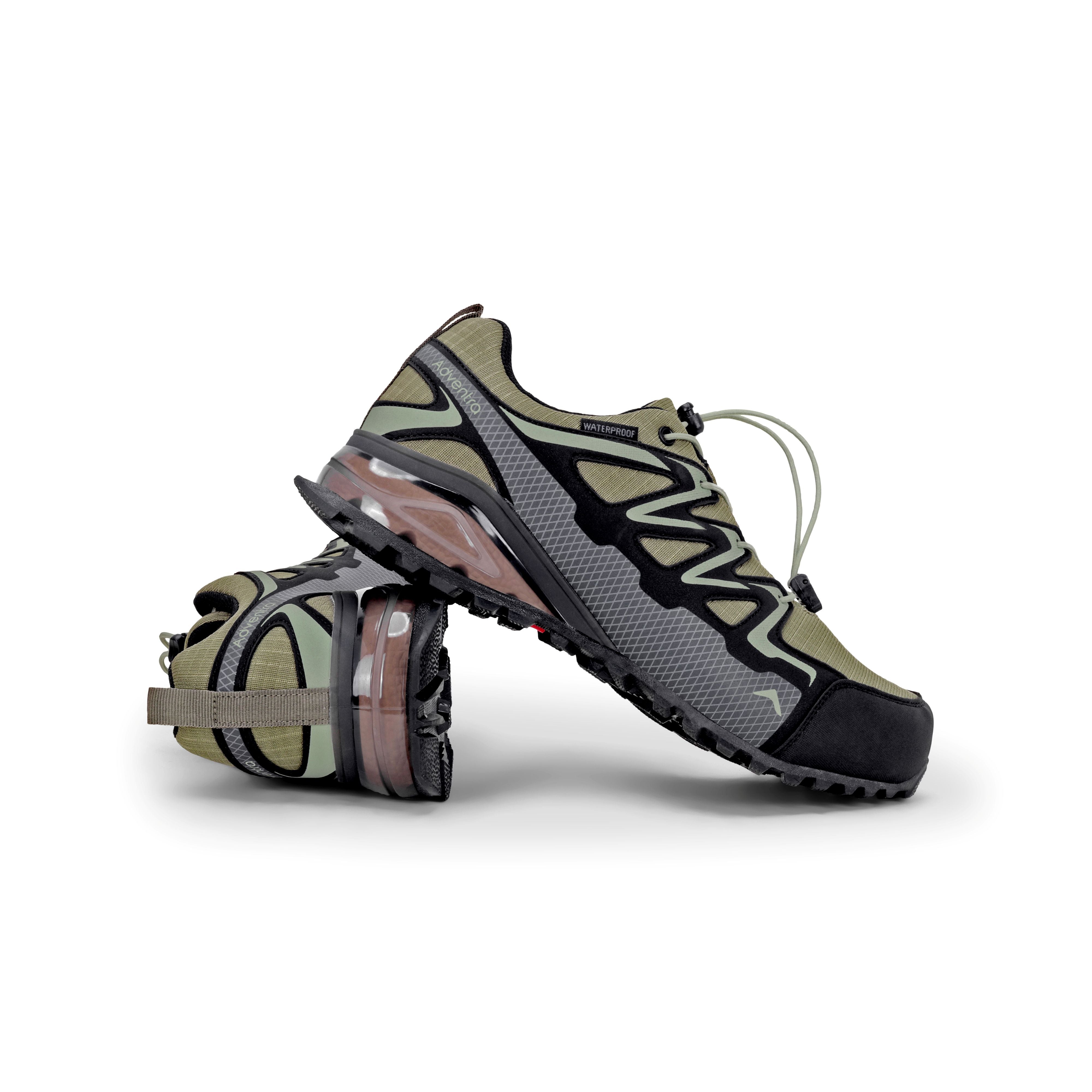 Adventra Mens Waterproof Low Ankle Hiking Shoes - ET1110