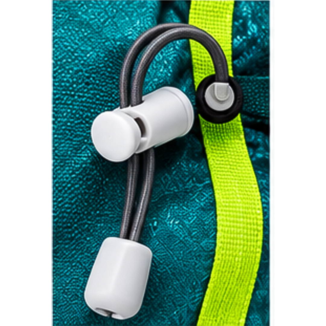 Ai One trekking backpack front bungee cord detail