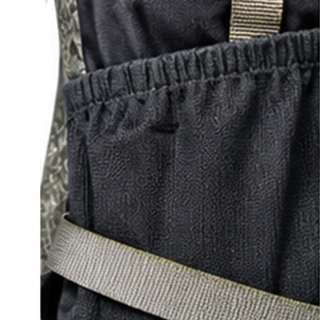 AI One 60L trekking backpack elasticated side pocket detail