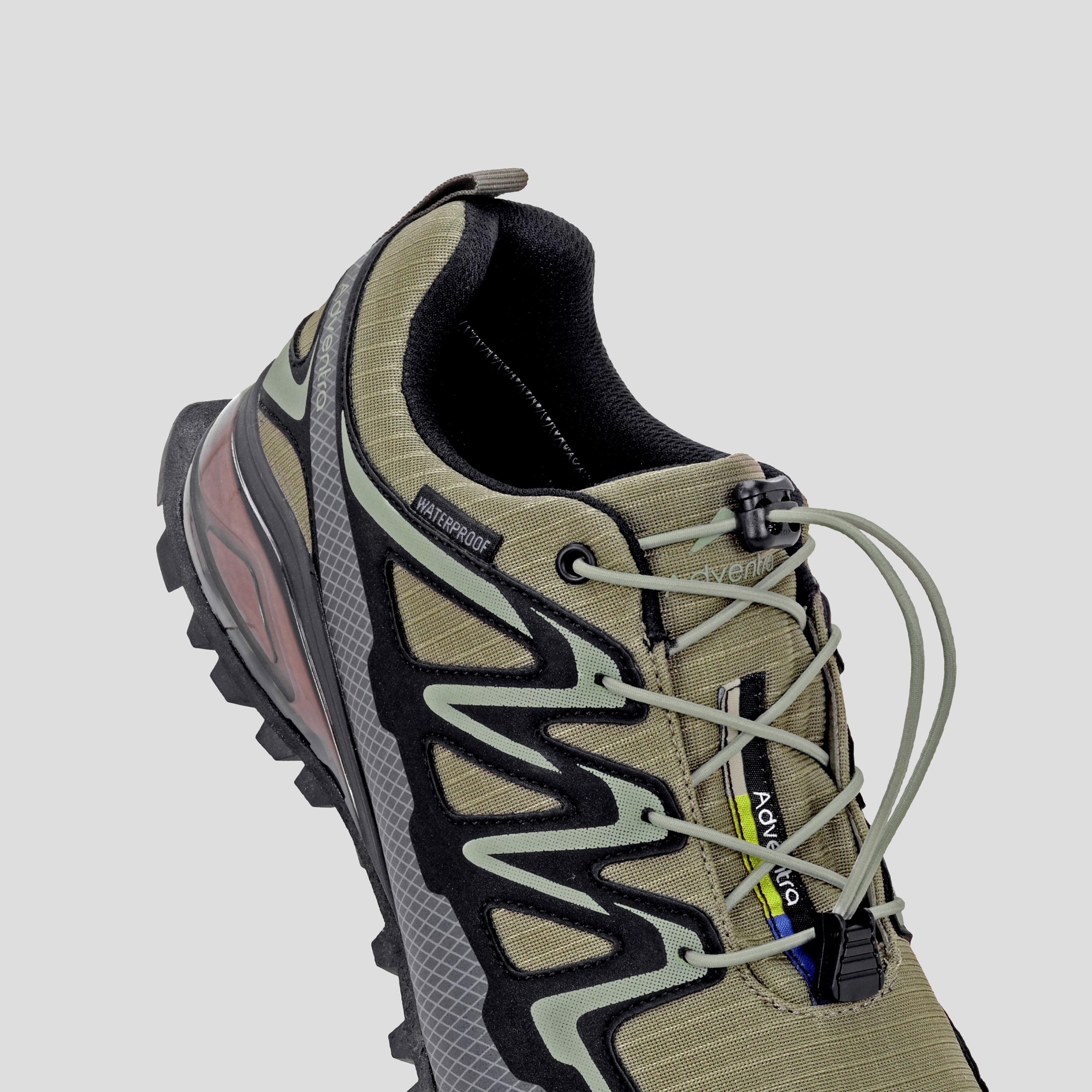Adventra Mens Waterproof Low Ankle Hiking Shoes - ET1110