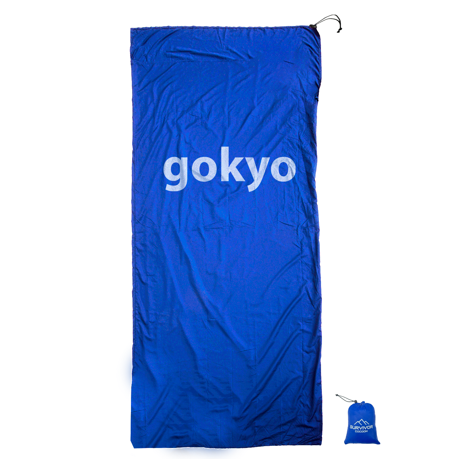 Buy Gokyo Kaza Cocoon Sleeping Bag Liner Blue M | Sleeping Bag at Gokyo Outdoor Clothing & Gear