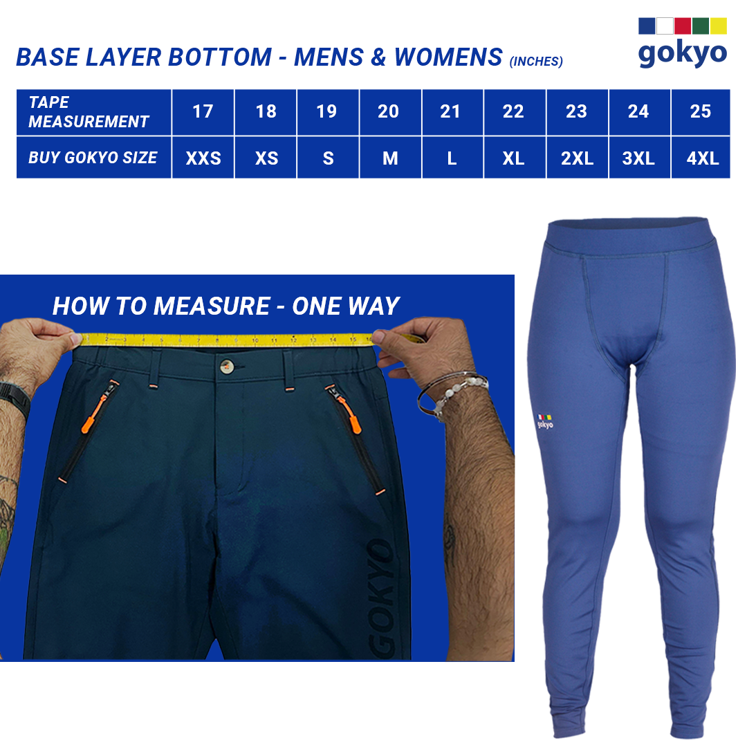 Buy Gokyo K2 Base Layer Thermals Bottoms | Base Layer Thermals at Gokyo Outdoor Clothing & Gear