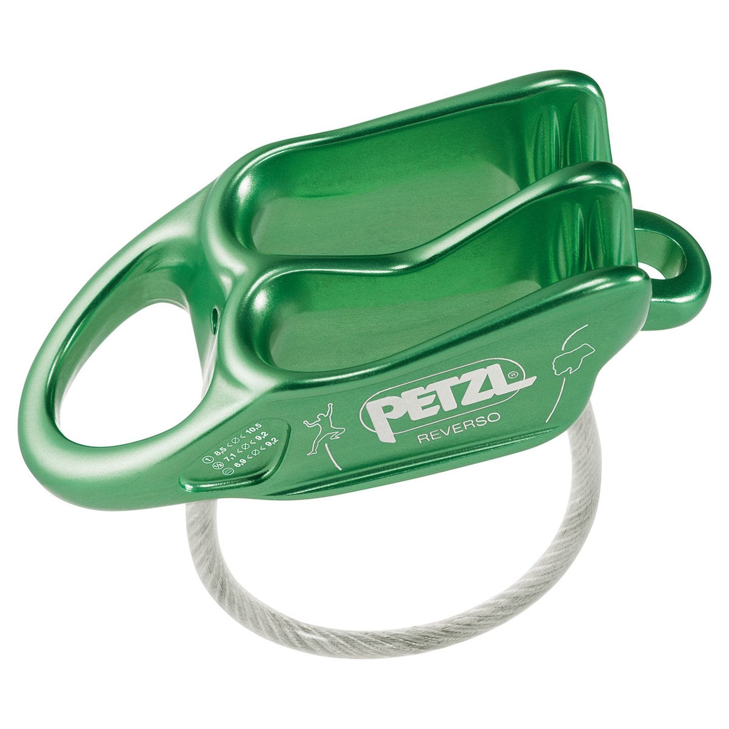 Buy Gokyo Petzl Reverso Belay device Green | Belay device at Gokyo Outdoor Clothing & Gear