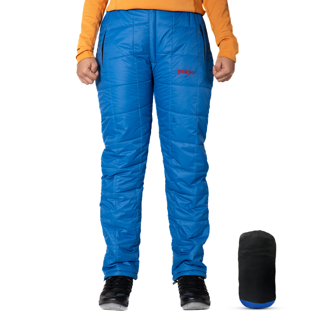 Buy Gokyo Annapurna Womens Insulated Pants Blue | Trekking & Hiking Pants at Gokyo Outdoor Clothing & Gear