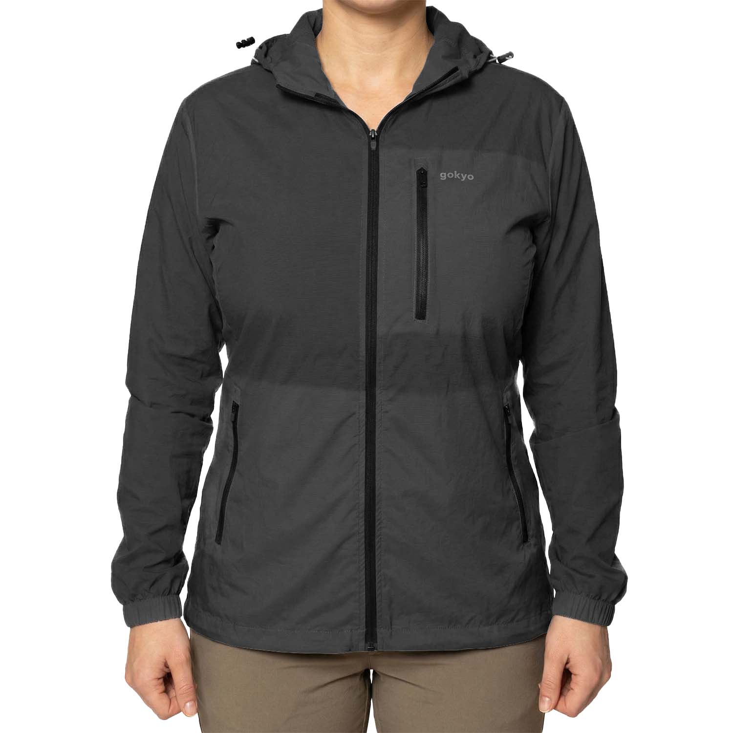 Buy Gokyo Pangong Windcheater - Women Grey | Jackets at Gokyo Outdoor Clothing & Gear