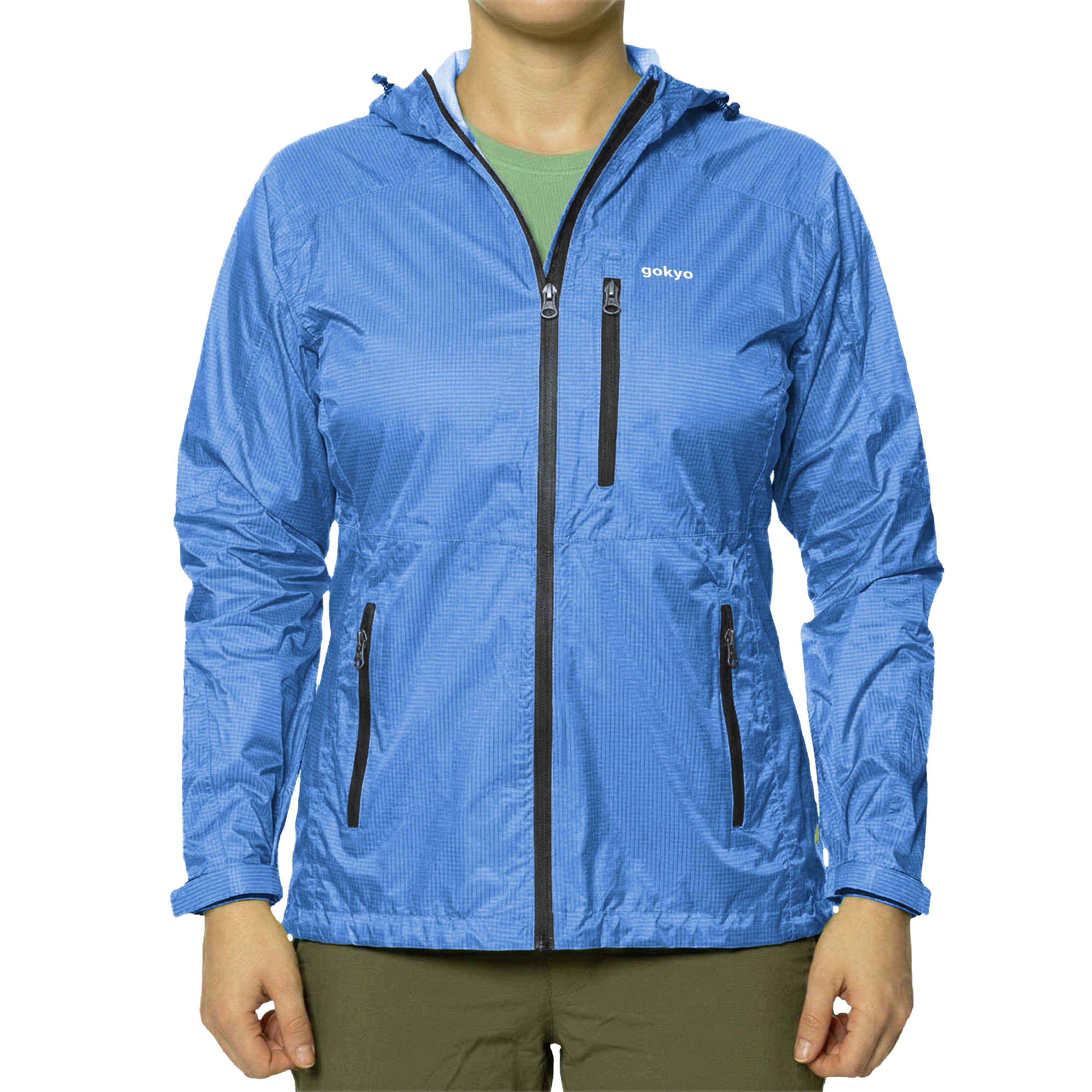Buy Gokyo Namche Rainjacket & Windcheater - Women Blue | Jackets at Gokyo Outdoor Clothing & Gear