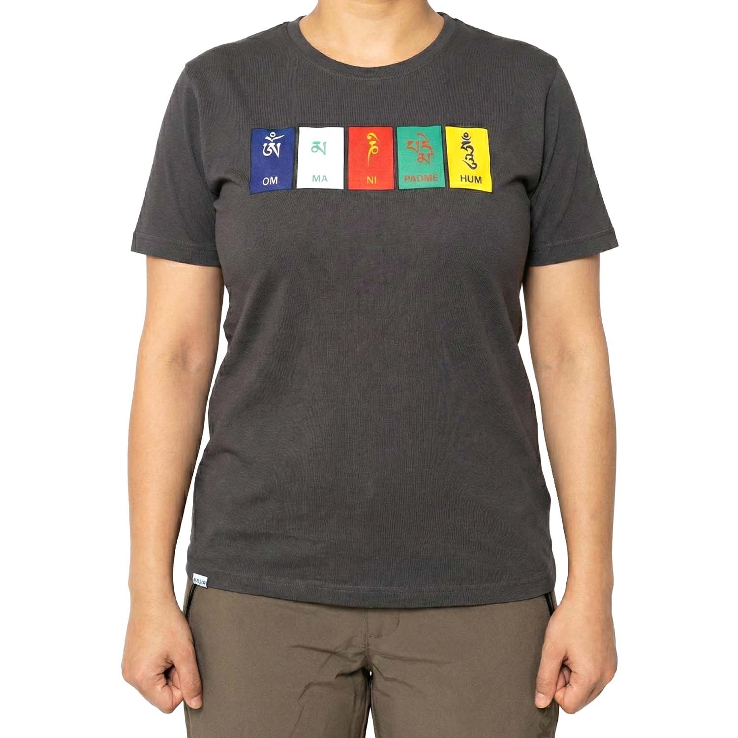 Buy Gokyo Gokyo Originals Tshirt - Om Mani Padme Hum - Women | Trekking & Hiking T-shirts at Gokyo Outdoor Clothing & Gear