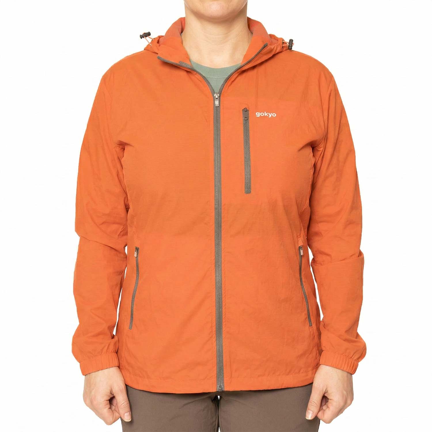 Buy Gokyo Pangong Windcheater - Women Orange | Jackets at Gokyo Outdoor Clothing & Gear