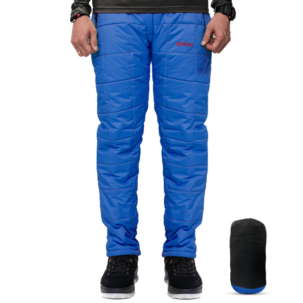 Buy Gokyo Annapurna Insulated Pants Blue | Mens Trekking & Hiking Pants at Gokyo Outdoor Clothing & Gear