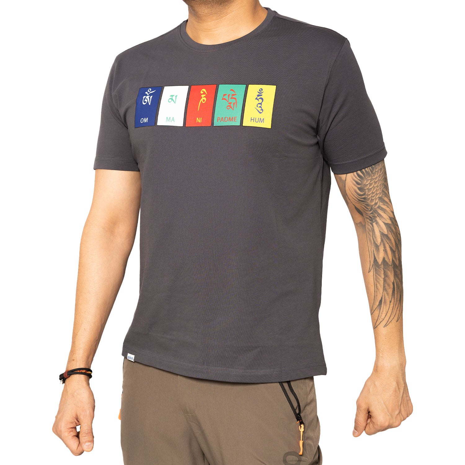 Buy Gokyo Gokyo Originals Tshirt - Om Mani Padme Hum | Trekking & Hiking T-shirts at Gokyo Outdoor Clothing & Gear