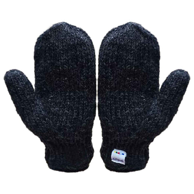 Kaza Hand-Knitted Wool Mittens