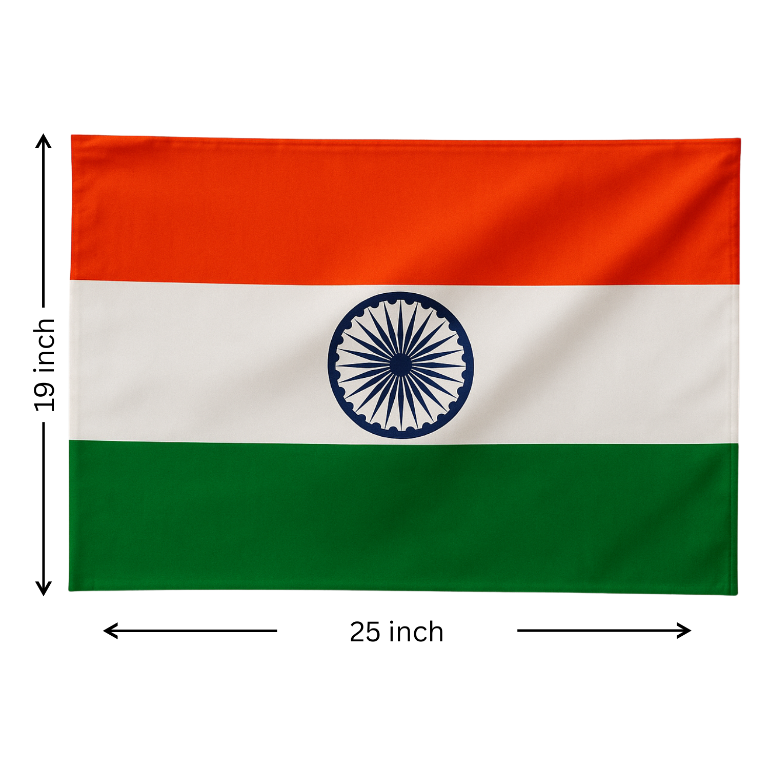 Indian Flag Satin 25" x 19"