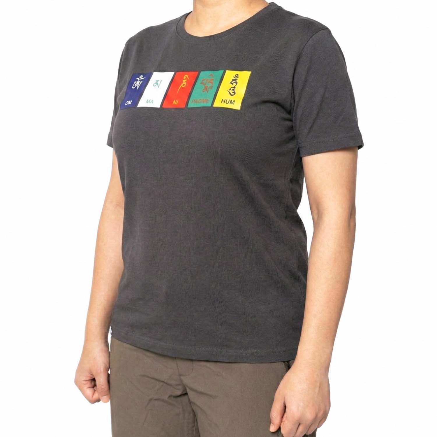 Buy Gokyo Gokyo Originals Tshirt - Om Mani Padme Hum - Women | Trekking & Hiking T-shirts at Gokyo Outdoor Clothing & Gear