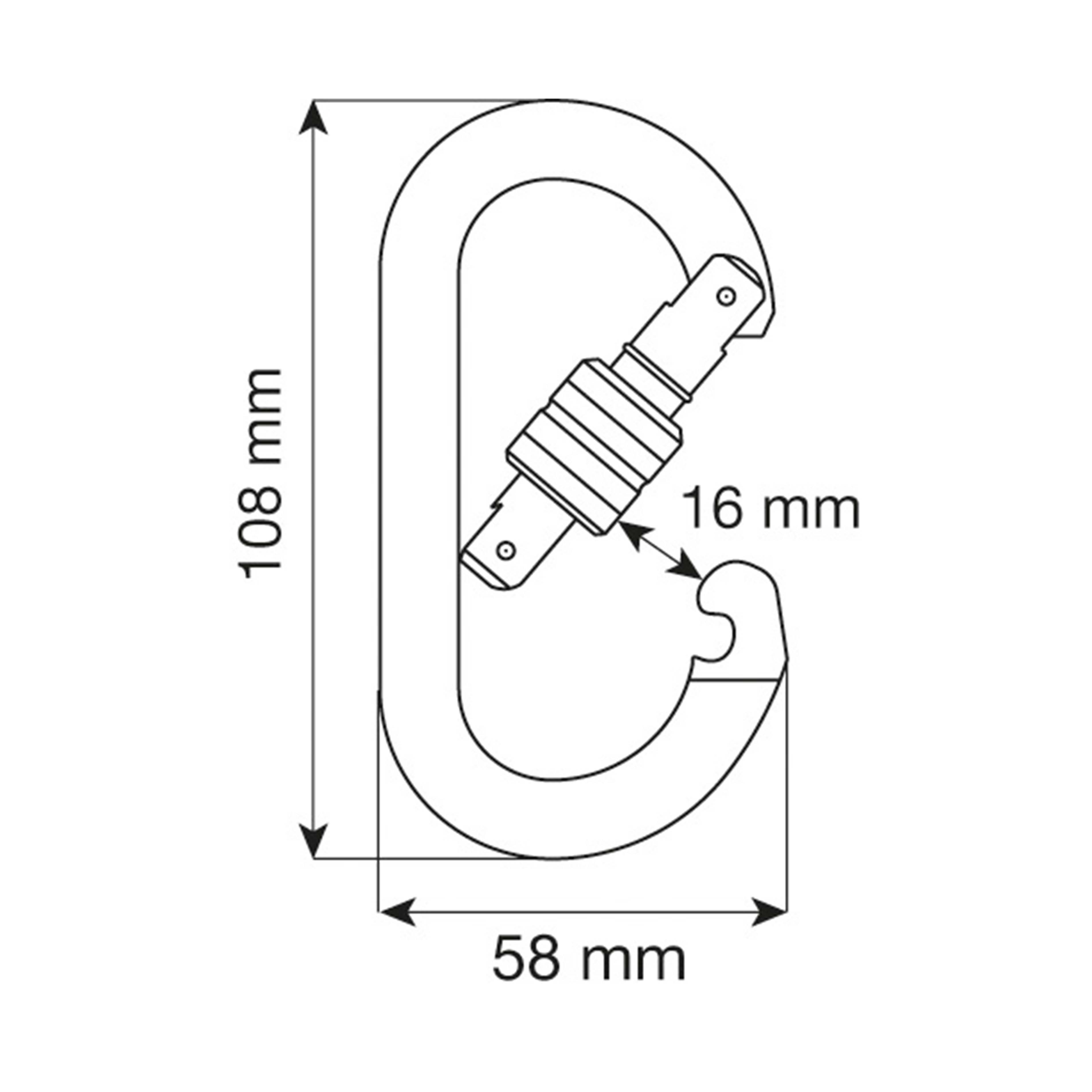 Buy Gokyo CAMP OVAL STANDARD LOCK – Carabiner | Belay device at Gokyo Outdoor Clothing & Gear