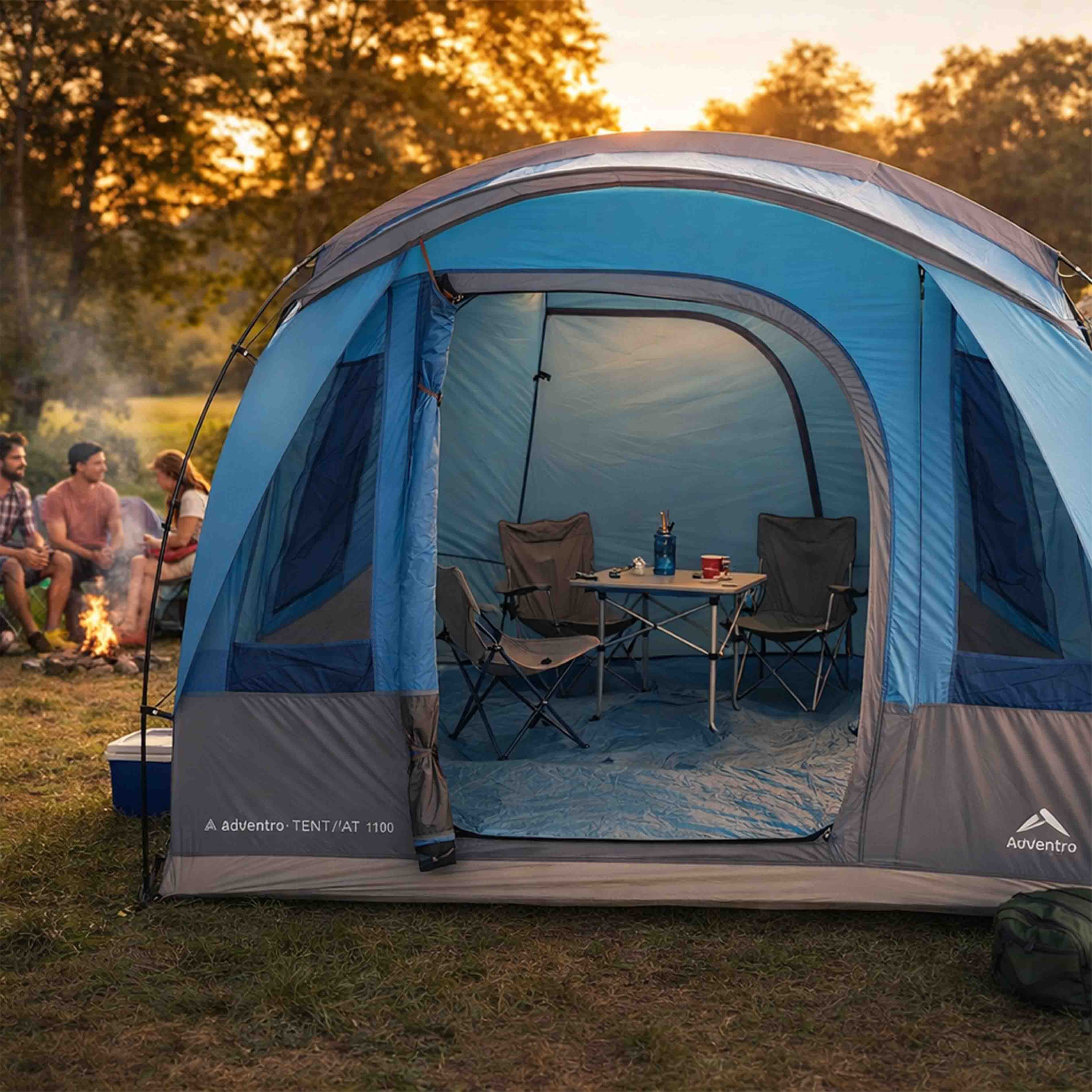 Buy Gokyo Adventra 4 Person Family Camping Tent - ET1104 | Camping & Outdoors at Gokyo Outdoor Clothing & Gear