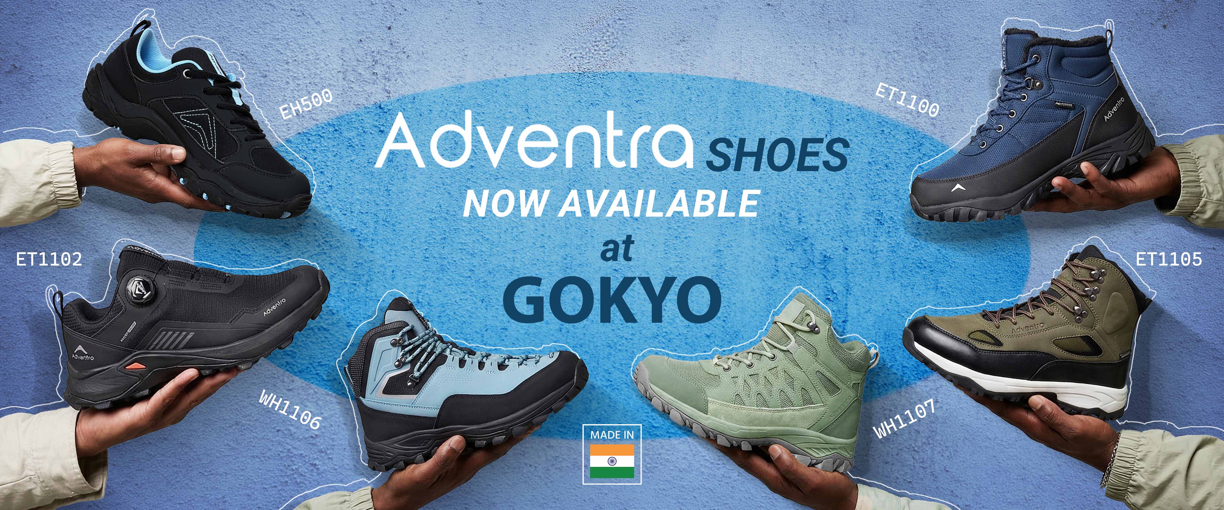 Adventra Premium trekking and Travel Shoes Collection