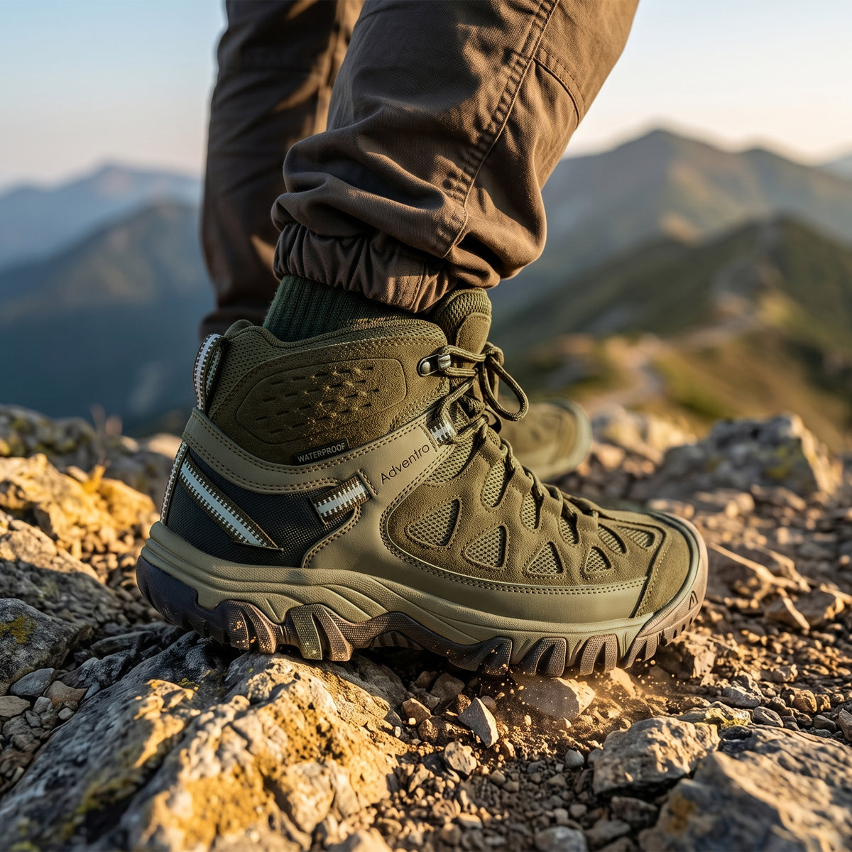 Buy Gokyo Adventra Waterproof ET1113 Mid Ankle Hiking Shoes | Trekking & Hiking Shoes at Gokyo Outdoor Clothing & Gear