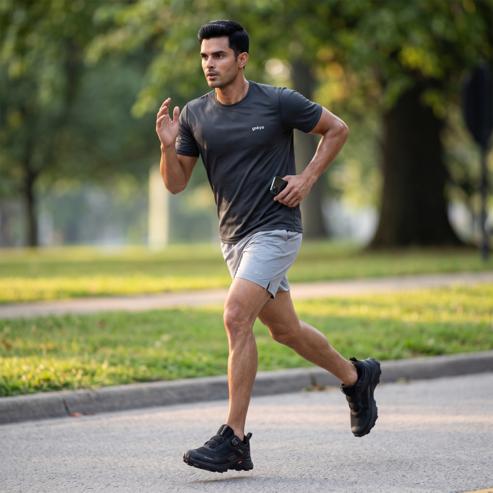 Aero Apex Mesh-Knit Activewear T-Shirt