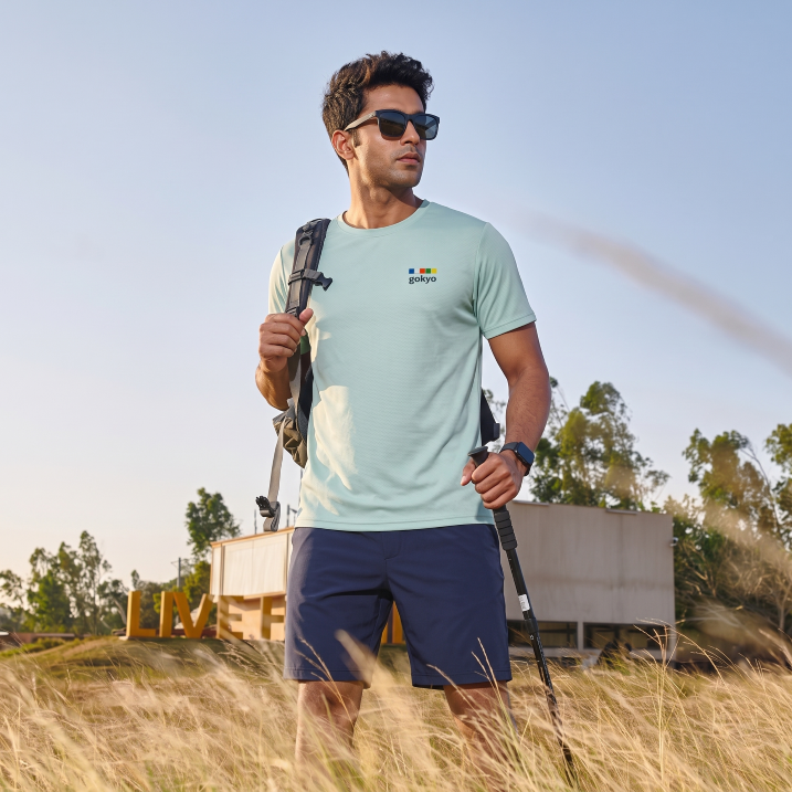 Aero Apex Mesh-Knit Activewear T-Shirt