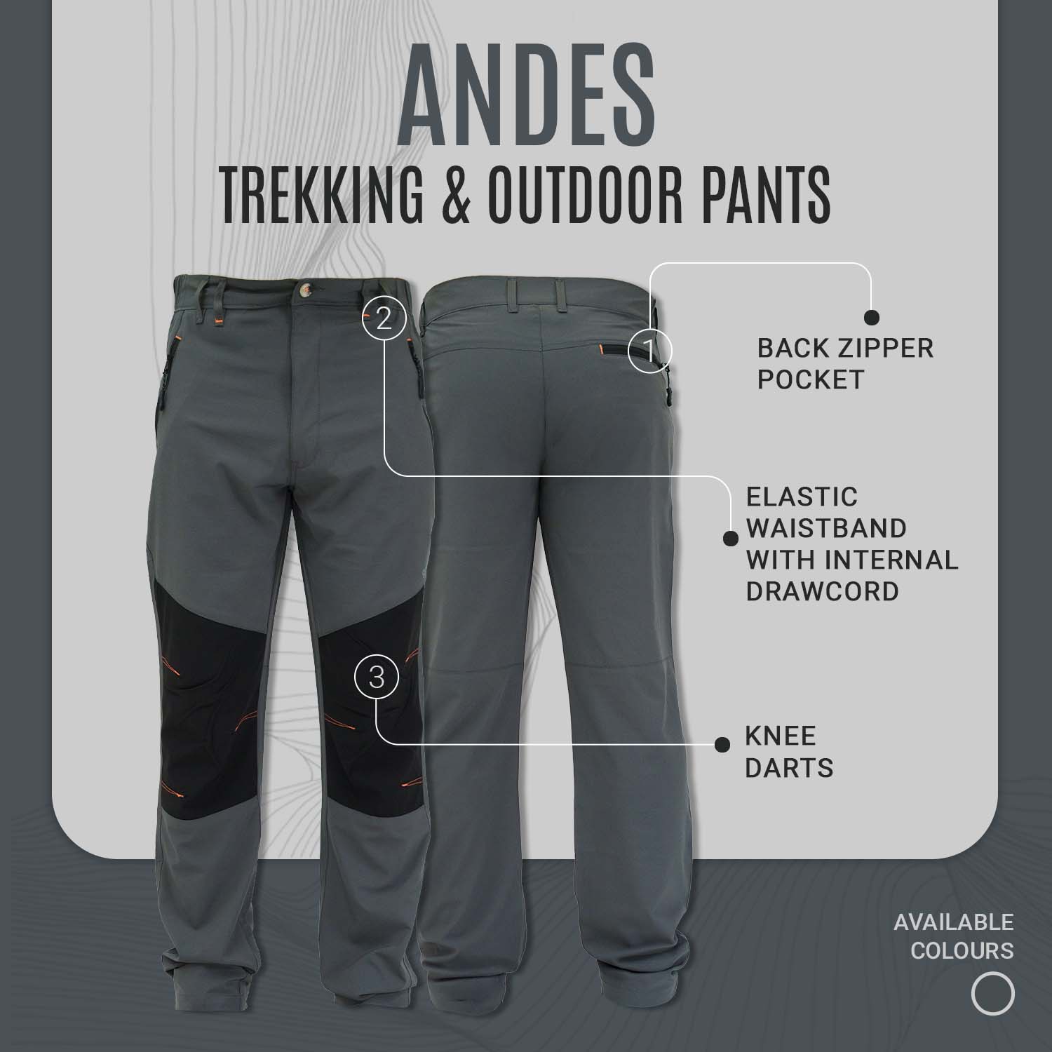 Buy Gokyo Andes Trekking & Outdoor Pants | Mens Trekking & Hiking Pants at Gokyo Outdoor Clothing & Gear