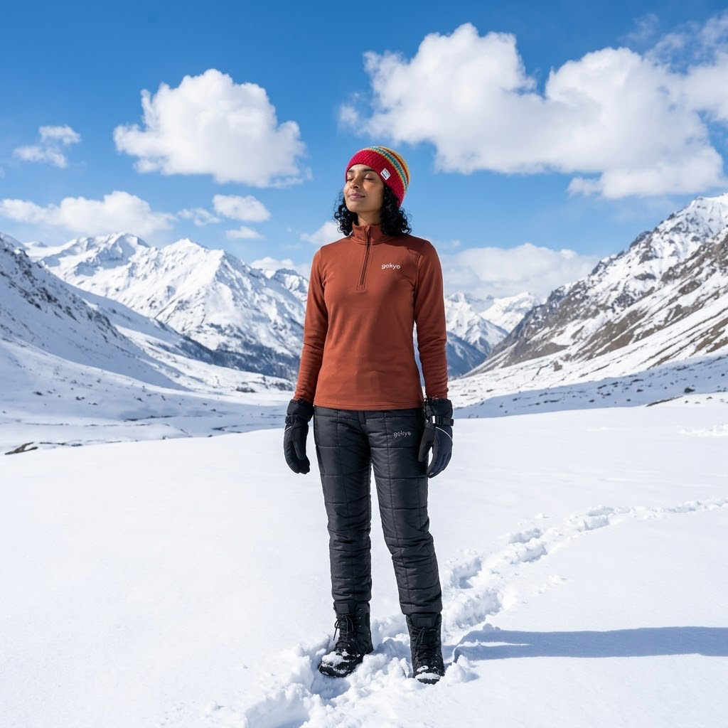 Annapurna 250 gsm Brushed Thermal T-Shirt for Treks & Expeditions - Women