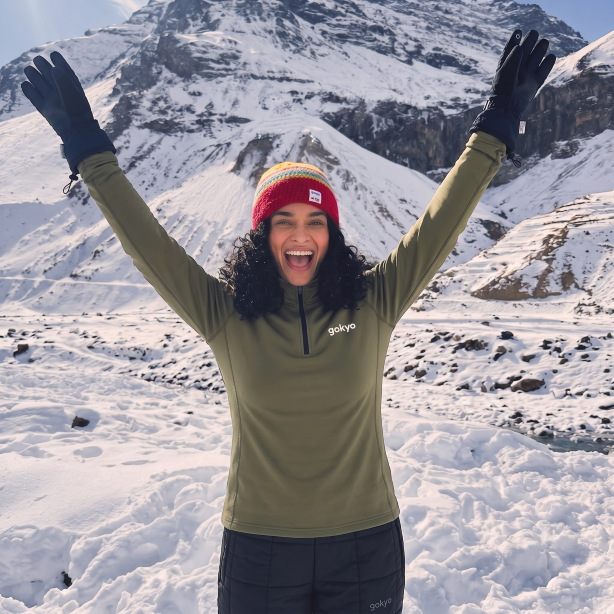 Annapurna 250 gsm Brushed Thermal T-Shirt for Treks & Expeditions - Women