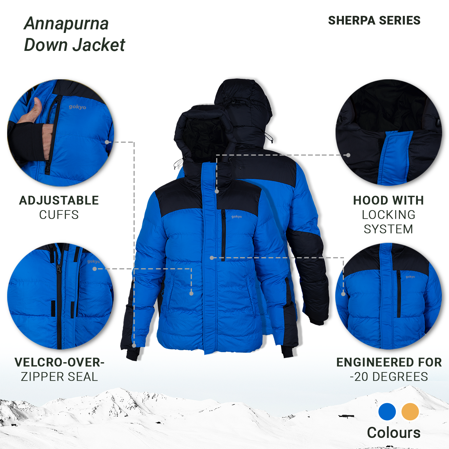 Buy Gokyo Annapurna Jacket | Jackets at Gokyo Outdoor Clothing & Gear