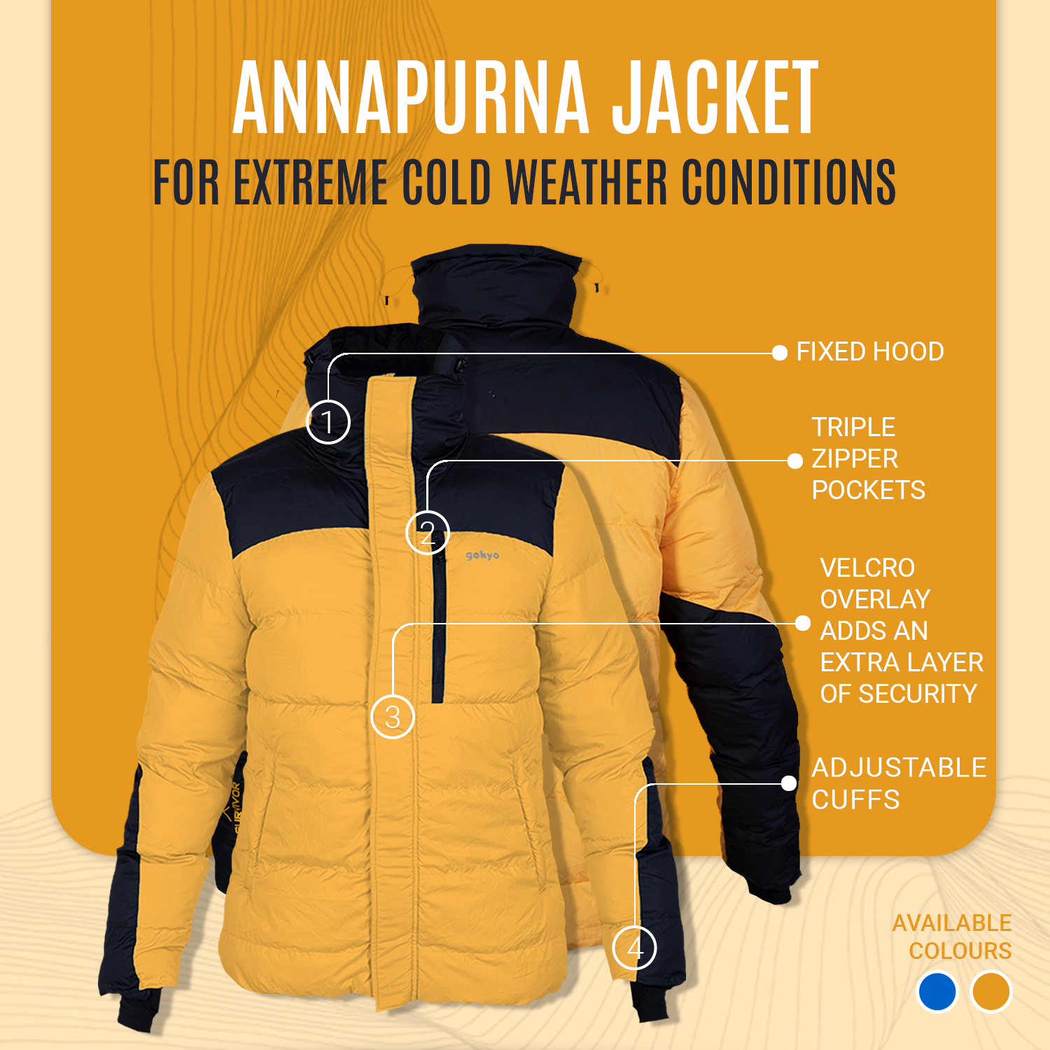 Buy Gokyo Annapurna Jacket | Jackets at Gokyo Outdoor Clothing & Gear
