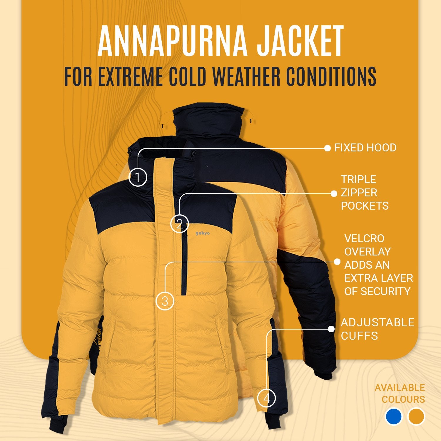 Buy Gokyo Annapurna Jacket | Jackets at Gokyo Outdoor Clothing & Gear