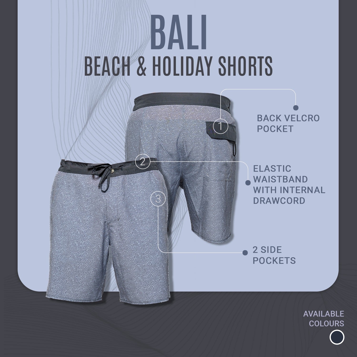 Buy Gokyo Bali Beach & Holiday Shorts | Mens Trekking & Hiking Pants at Gokyo Outdoor Clothing & Gear