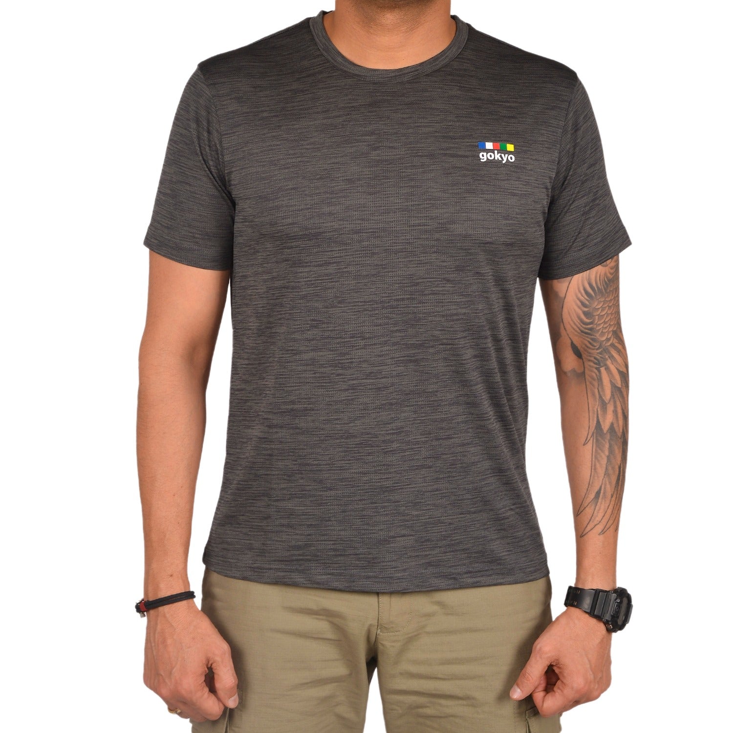 Buy Gokyo COMRADE Running Tshirt Grey | Trekking & Hiking T-shirts at Gokyo Outdoor Clothing & Gear