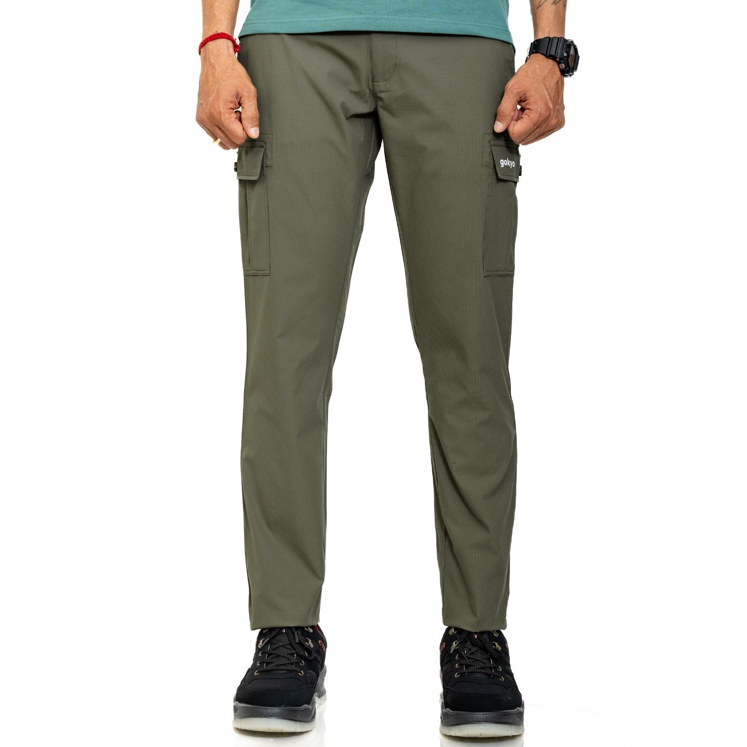 Buy Gokyo Kalimpong Dry Fit Cargo Hiking Pants Khaki | Trekking & Hiking Pants at Gokyo Outdoor Clothing & Gear