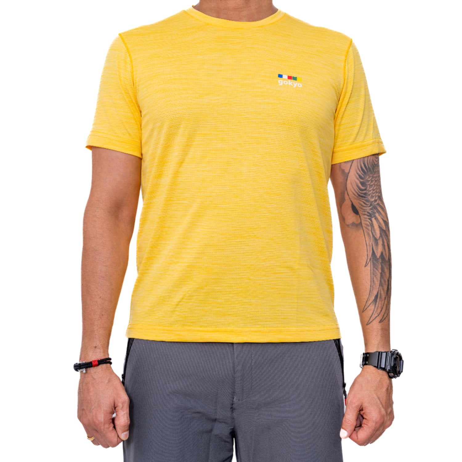 Buy Gokyo Comrade Activewear Tshirt Yellow | Trekking & Hiking T-shirts at Gokyo Outdoor Clothing & Gear