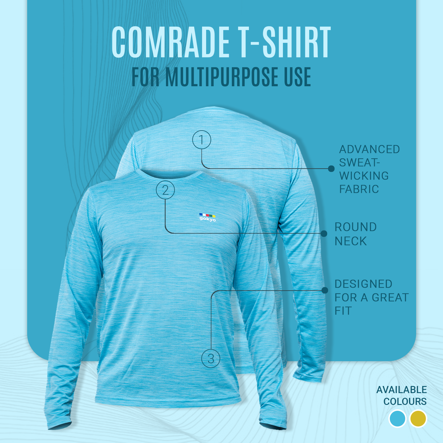 Buy Gokyo Comrade Outdoor & Multipurpose Tshirt | Trekking & Hiking T-shirts at Gokyo Outdoor Clothing & Gear