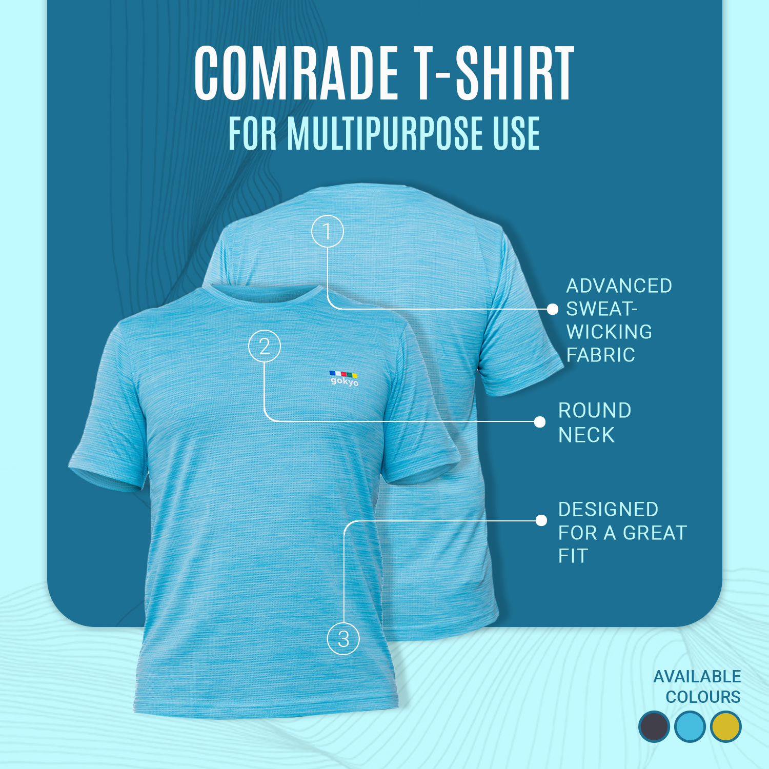 Buy Gokyo Comrade Activewear Tshirt | Trekking & Hiking T-shirts at Gokyo Outdoor Clothing & Gear
