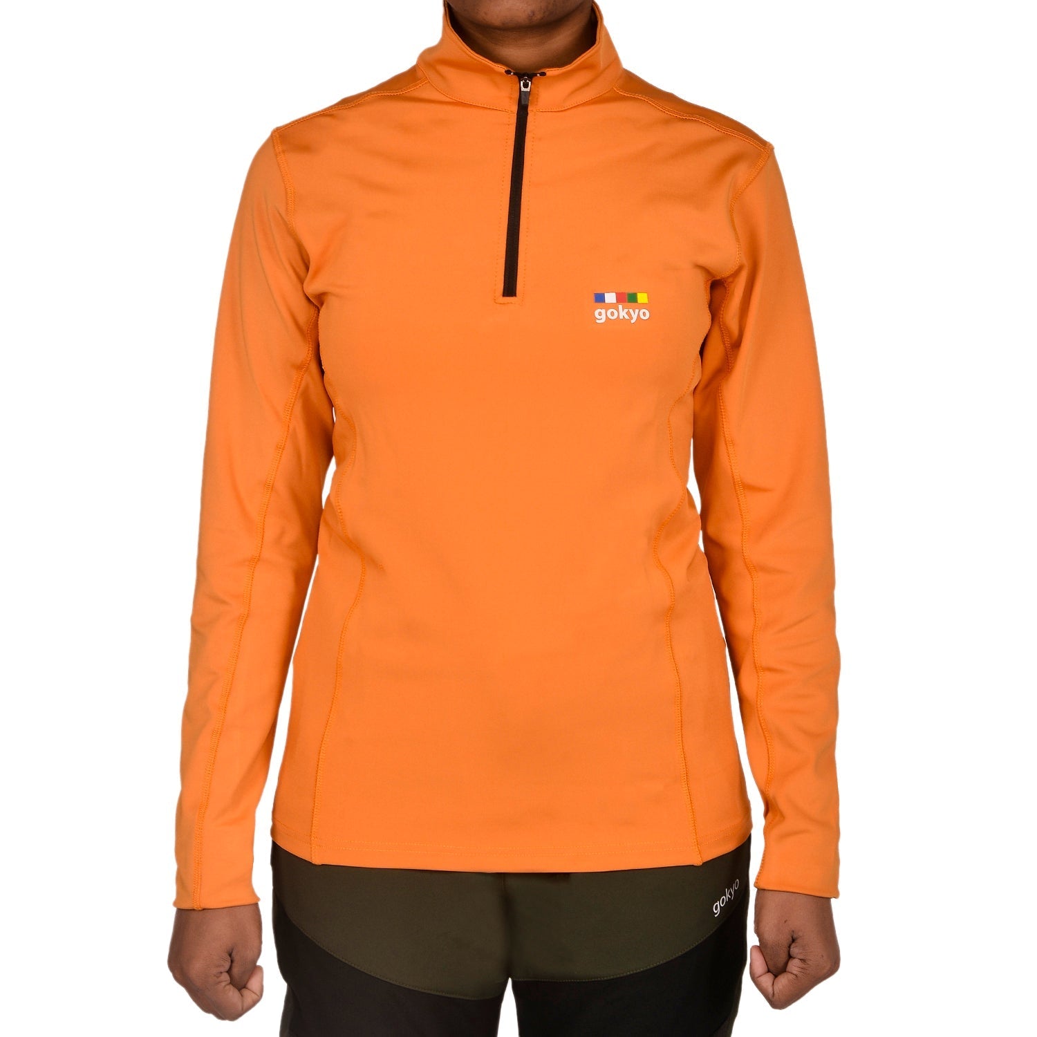 Buy Gokyo K2 Ultrasoft Trekking Tshirt - Women Pumpkin | Trekking & Hiking T-shirts at Gokyo Outdoor Clothing & Gear
