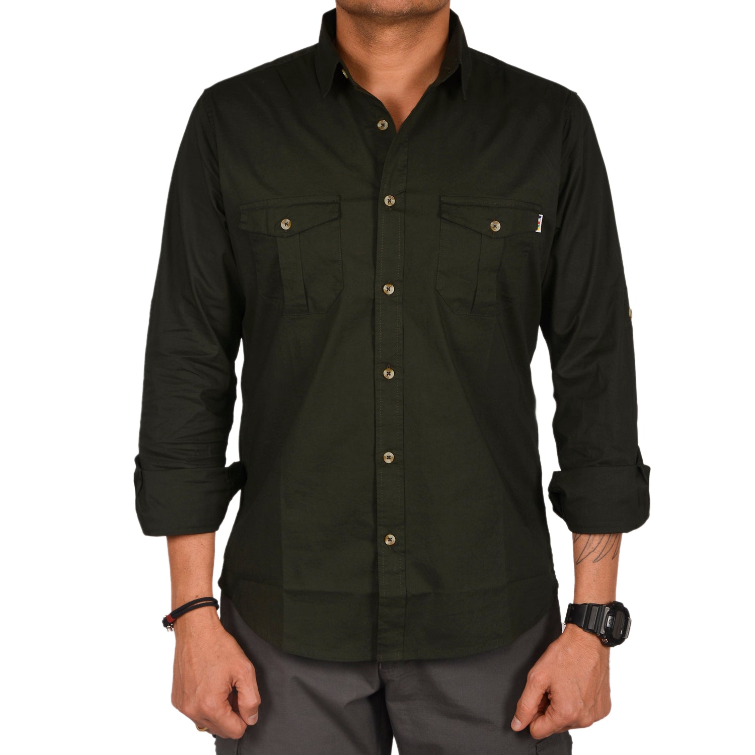 Buy Gokyo Corbett Cargo Full Sleeve Shirt Olive | Shirts at Gokyo Outdoor Clothing & Gear