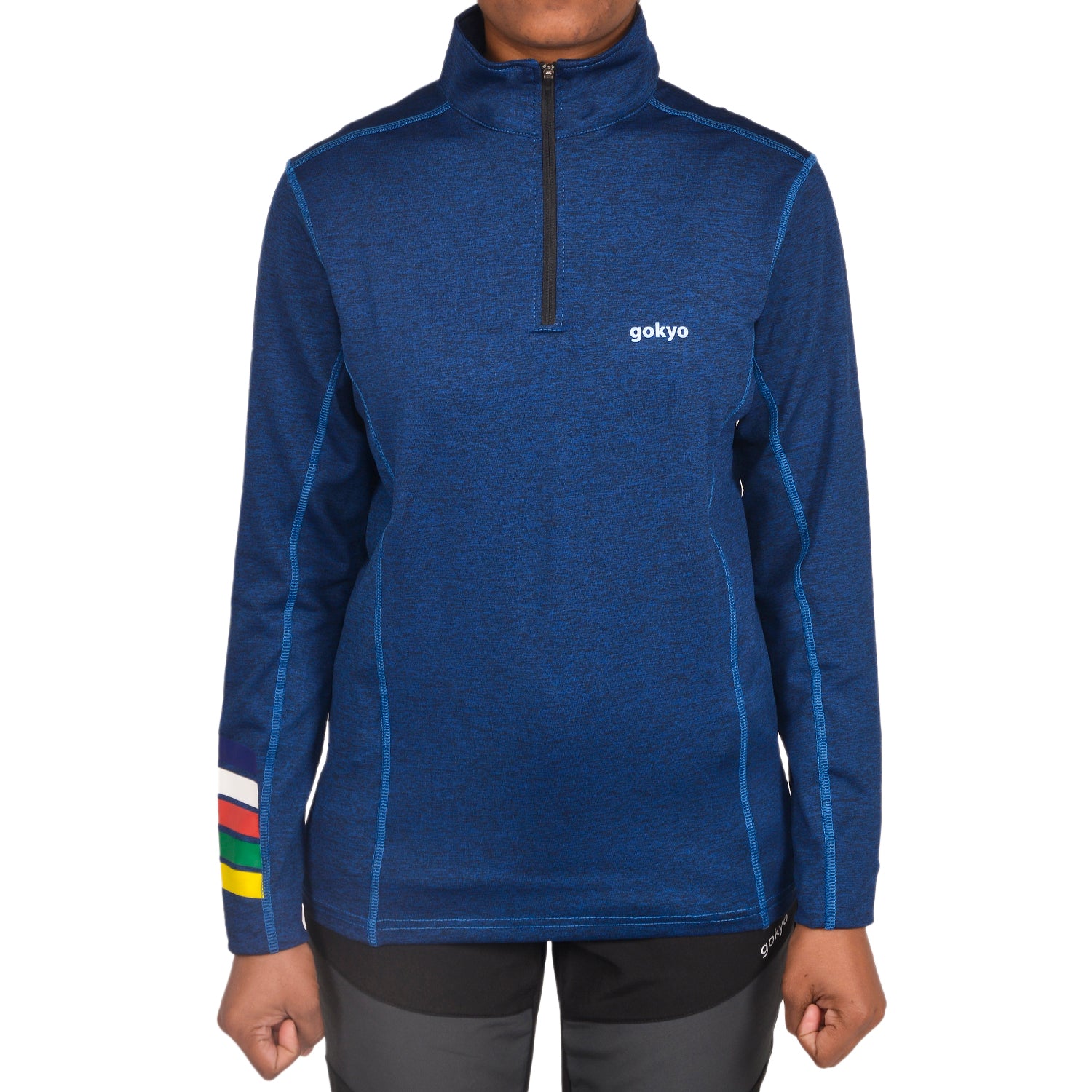 Buy Gokyo K2 Melange Trekking Tshirt - Women Ink Blue | Trekking & Hiking T-shirts at Gokyo Outdoor Clothing & Gear