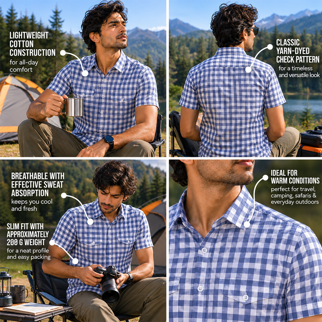 Buy Gokyo Corbett Lightweight Cotton Cargo Half Sleeve Shirt | Shirts at Gokyo Outdoor Clothing & Gear