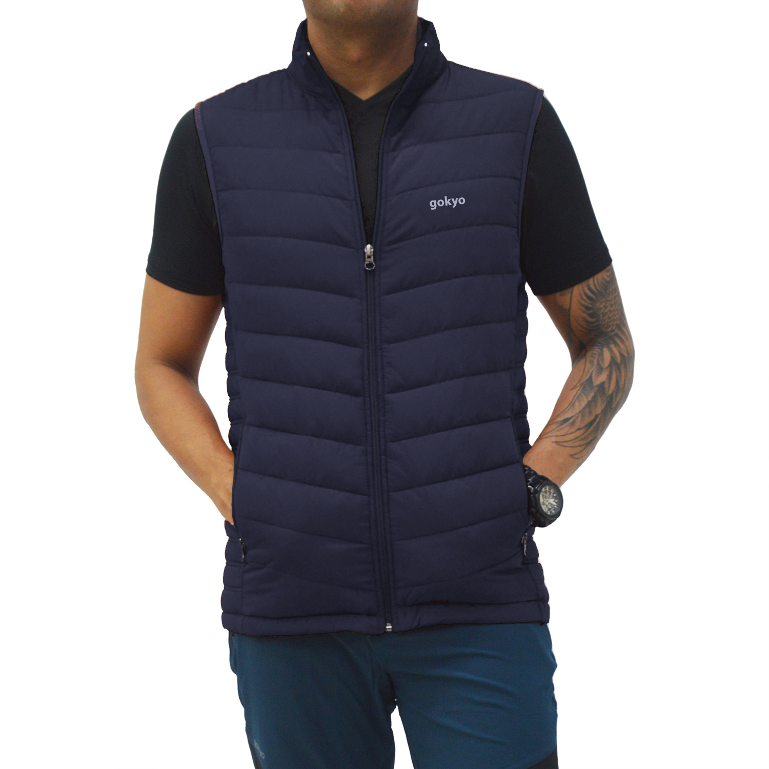 Buy Gokyo K2 Down Vest Jacket Navy | Jackets at Gokyo Outdoor Clothing & Gear