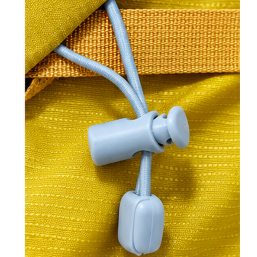 AI One trekking backpack drawcord adjustment detail